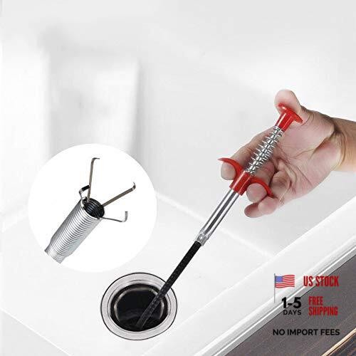35.4″ Flexible Grabber Claw Pick Up Reacher Tool – Drain Clog Remover