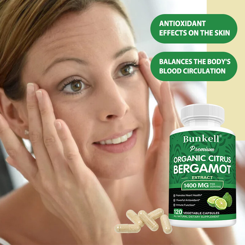 Citrus Bergamot 1400 Mg, 25:1 Extract, Organic Heart Supplements 120 Capsules gallery