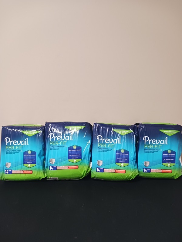 Prevail Disposable Underwear X-Large Extra 4packs 56ct