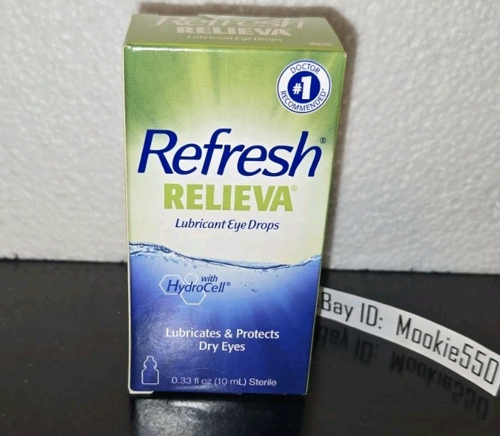 5 Box Lot REFRESH RELIEVA Lubricant Eye Drops 0.33 oz 10mL EXP 11/2024-12/2024 gallery