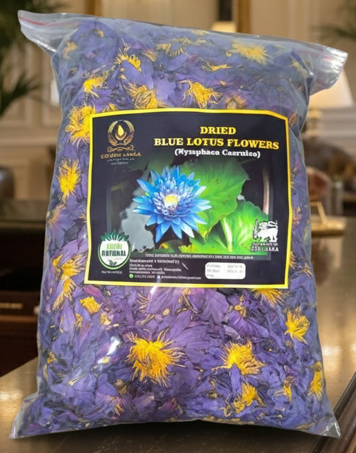 Dried Blue Lotus Flowers (Nymphaea Caerulea) 100% Natural & Hand Picked Flowers