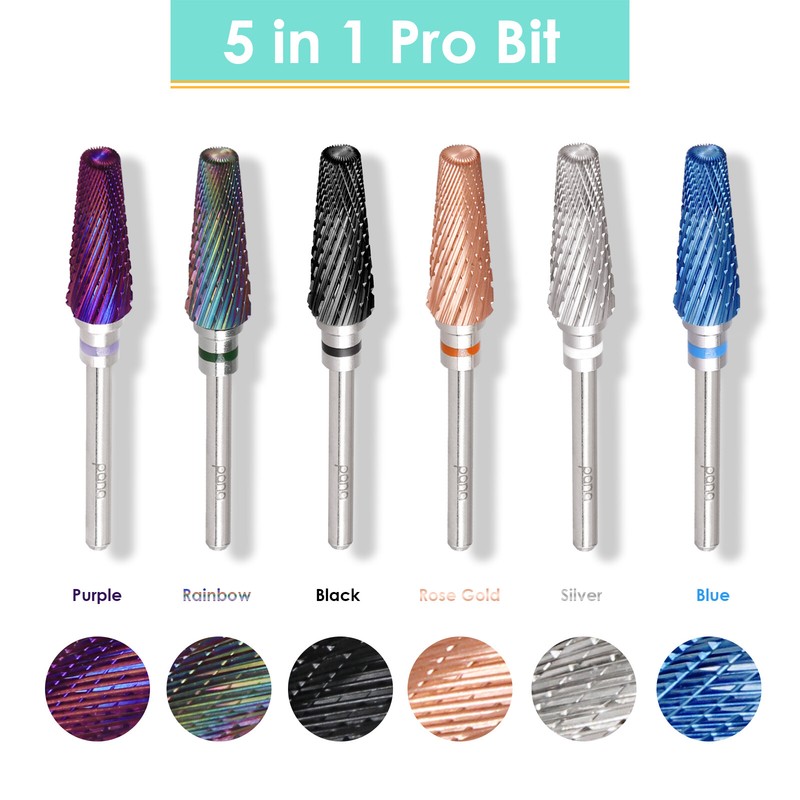 PANA 5-in-1 Pro Upgraded Multi-Function Drill Bit 3/32″Shank (2XCOARSE + 2XFINE)