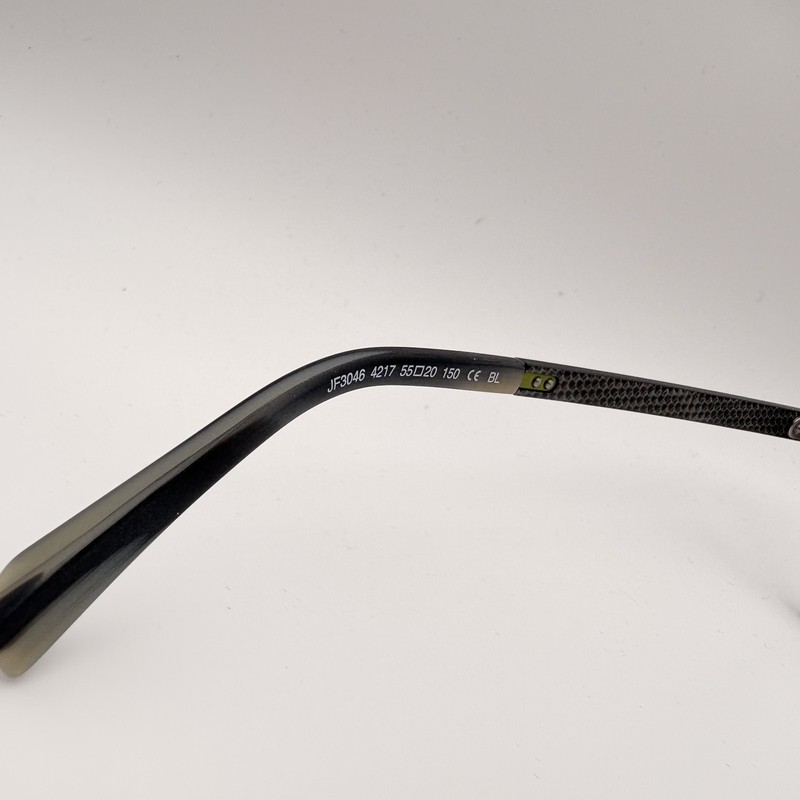 J.F. REY JF3046 4217 Carbon Wood Khaki Green Square Eyeglasses 55mm NEW gallery