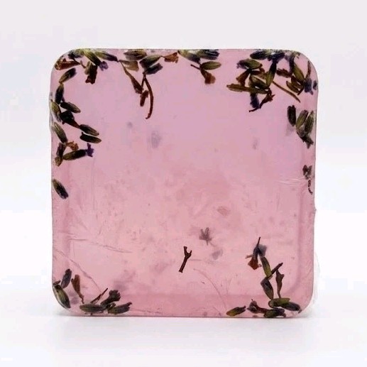 4 Oz Organic Glycerin And Lavender Soap Bar