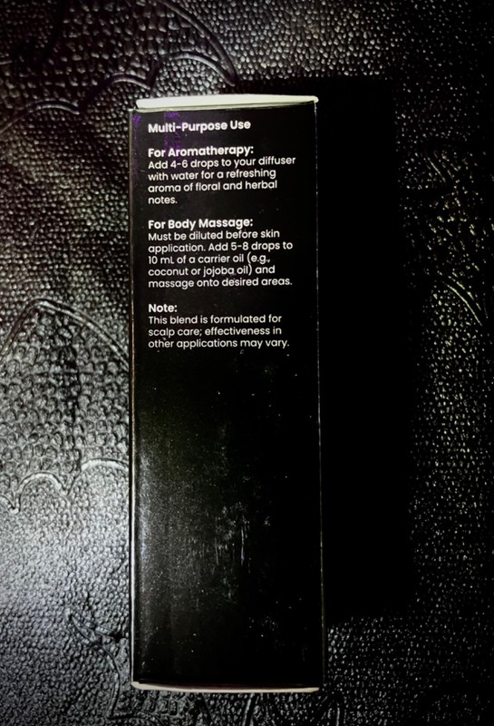 Hair growth oil 100% pure essential oil mix Goth aesthetics 10ml (0,34 FL OZ) gallery