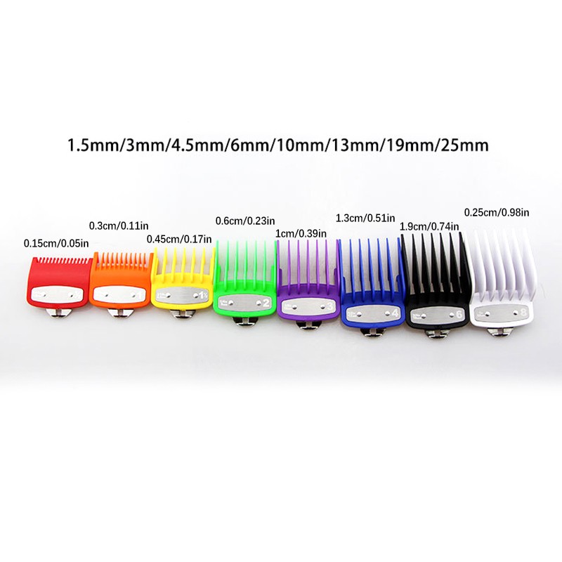 8x Universal Hair Clipper Limit Trimmer Cutting Guide Comb Guards For WAHL 8148 gallery