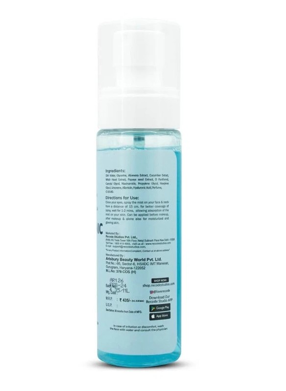 Recode Hyaluronic Acid Glow Mist Shake Well Before Use 100 Ml gallery