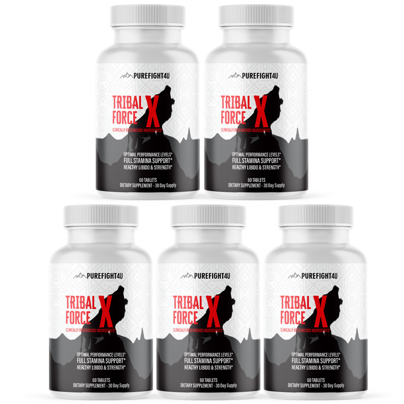 Tribal Force X to Unlock Optimal Performance Level Powerful Support 5 Bottles