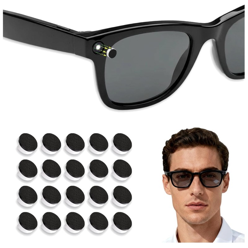 LED Light Blocking Stickers Compatible with Ray-Ban Meta Gen 2 Wayfarer/Skyler/H
