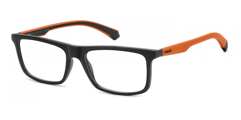 Polaroid PLD D548 Matte black orange 56/17/145 UNISEX Eyewear Frame