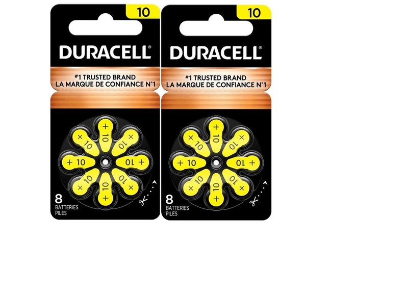 60 x Duracell Activair Size 10 Hearing aid batteries Zinc air 10 Packs of 6 gallery