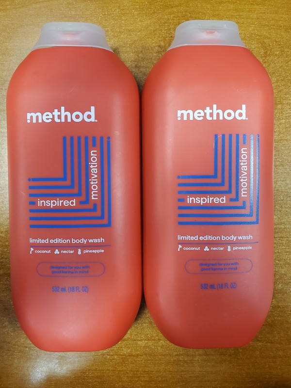 2 Pack: Method Inspired Motivation Body Wash 18 oz. ea. (8747) – E6B