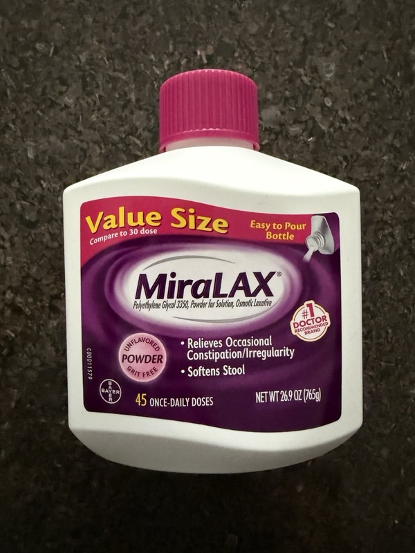 New MiraLAX Laxative Powder 45 Days – 26.9 Oz – Value Size – 06-27+