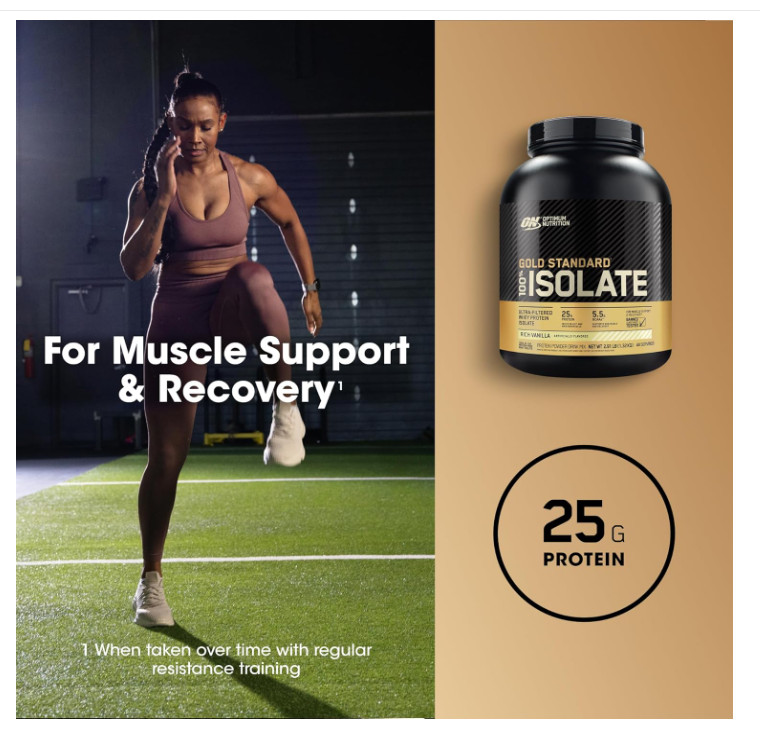 Optimum Nutrition Gold Standard Isolate Rich Vanilla 2.91lb 44 Servings Whey Pro gallery