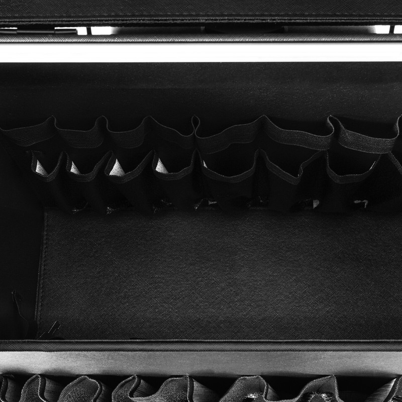 Floor Standing Rolling Makeup Case Cosmetic Trolley Makeup Storage Organizer Box gallery