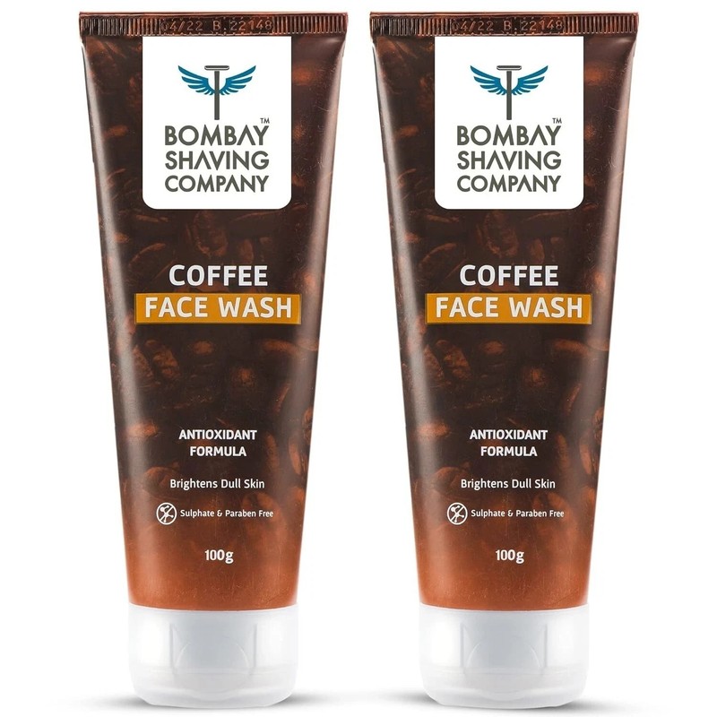 2 X Bombay Shaving Company Coffee Face Wash for Men & Women Deep-Cleanse – 100g