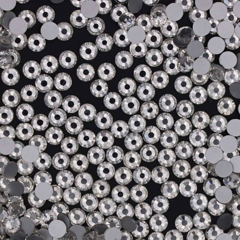 SS3-SS50 Glitter Crystal AB Nail Art Rhinestones Non Hot Fix FlatBack Stones gallery