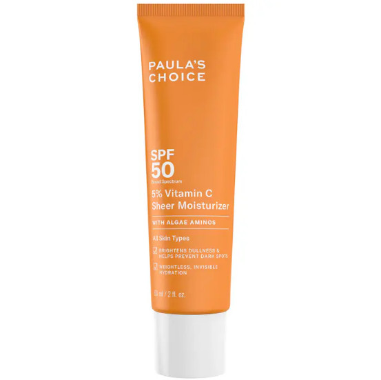 NIB 100% Authentic Paula's Choice 5% Vitamin C Facial Moisturizer SPF 50, 2 oz gallery