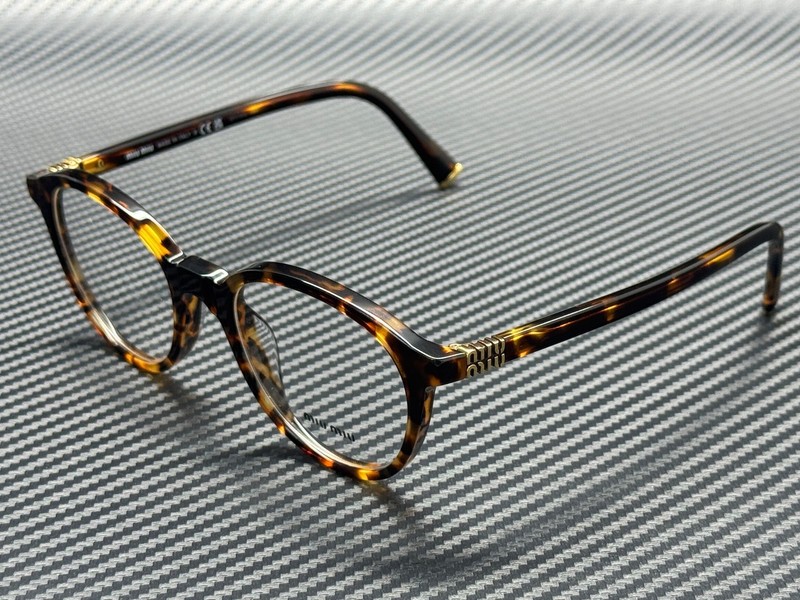 MIU MIU MU 02WV 14L1O1 Honey Havana Women’s 50 mm Eyeglasses