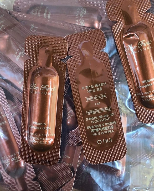OHUI The First Geniture Genummune Ampoule 1ml x 60 Pcs O HUI