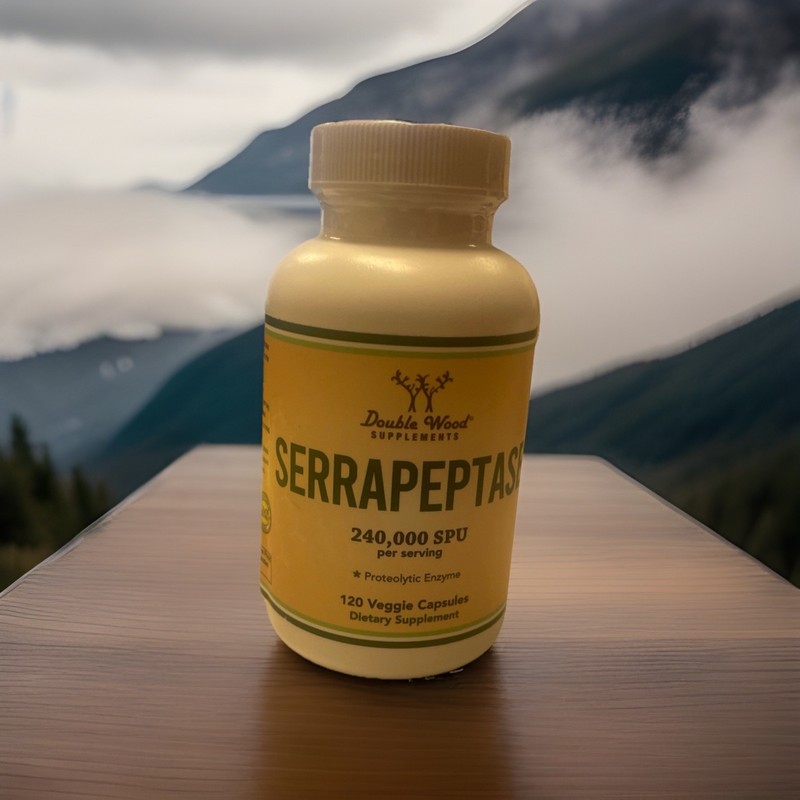 Serrapeptase, 240000 SPU, 120 Capsules. Exp 07/2027