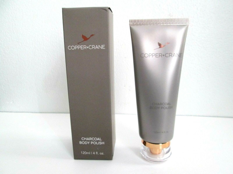 Charcoal Body Polish 4 fl. oz Copper + Crane. Activated Bamboo Charcoal