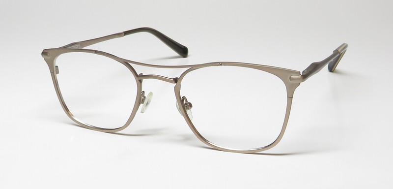 ORIGINAL PENGUIN THE PATTON YG GOLD METAL FULL-RIM SHIELD DESIGNER EYEGLASSES
