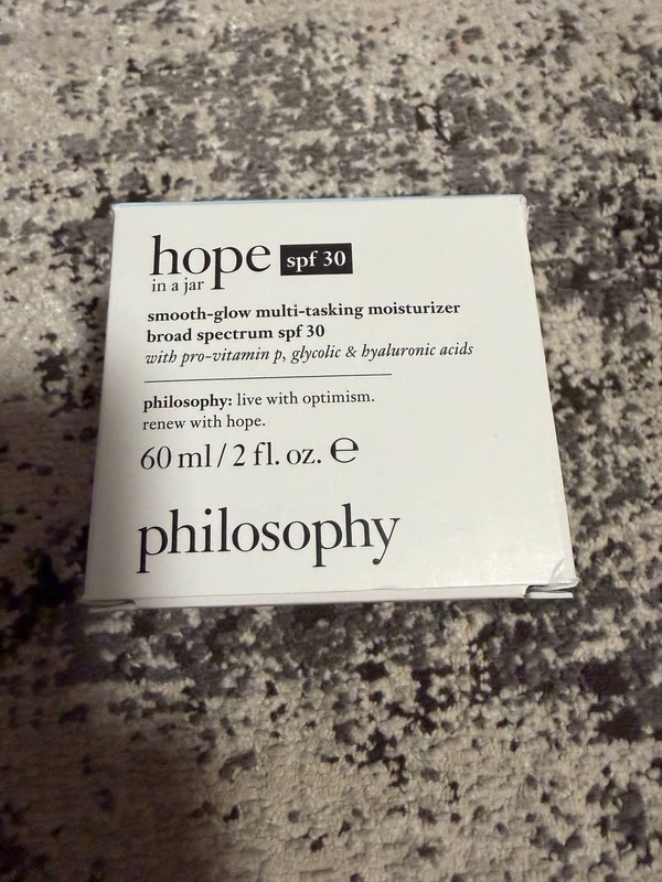 Philosophy Hope In Jar Smooth-glow Multi Task Moisturizer SPF30- 2oz #2438