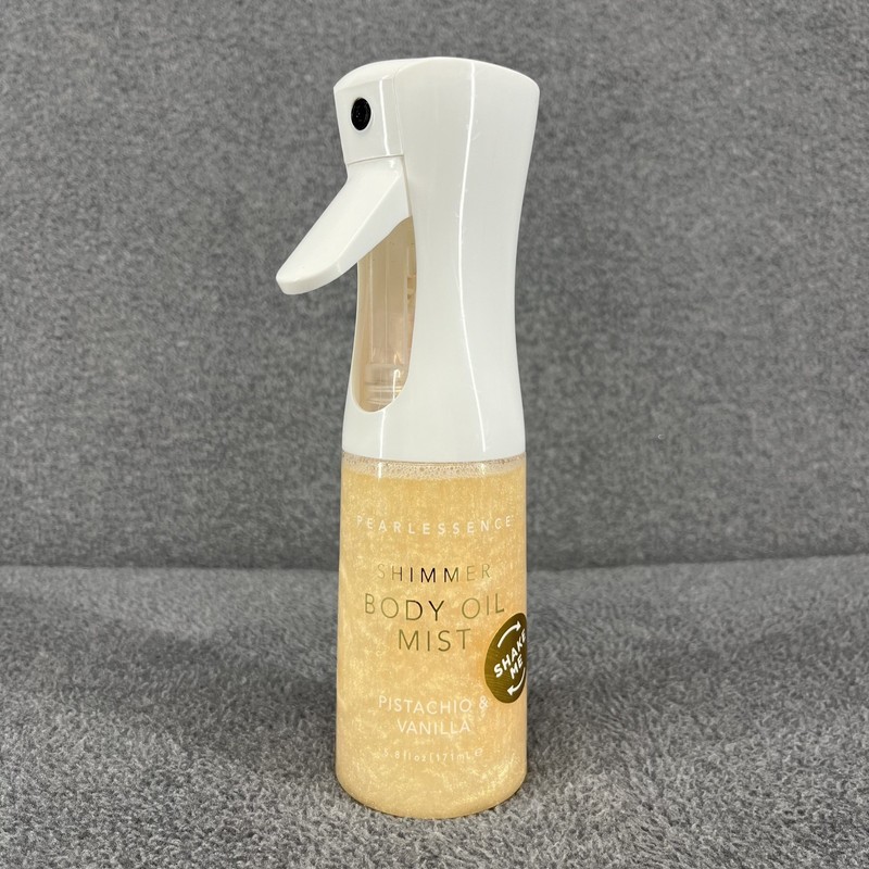 PEARLESSENCE Shimmer Body Oil Mist Pistachio & Vanilla Scent 5.8 oz