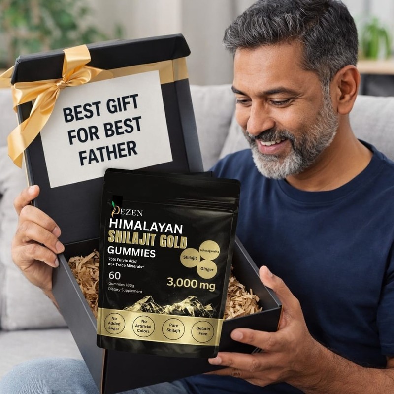 Organic Himalayan Shilajit Gummies 3000mg for Energy & Wellness Supplements gallery