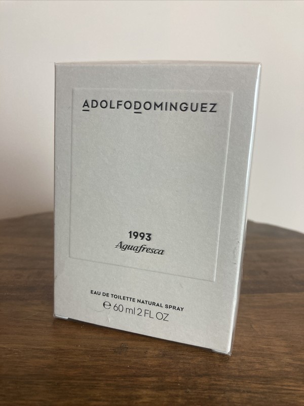 Adolfo Dominguez 1993 Aguafresca Eau de Toilette 2fl oz/60ml Spray NEW & SEALED
