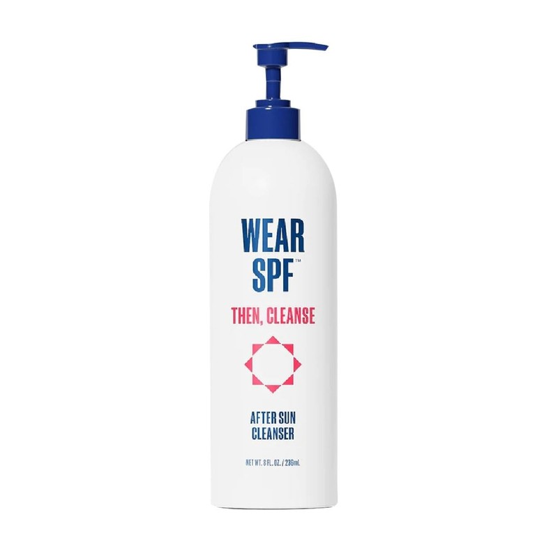 WearSPF After Sun Cleanser–Gentle Face Wash with Squalane & Ceramides,8 oz 1-2pc