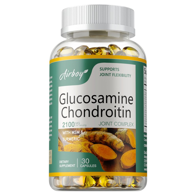 Glucosamine Chondroitin – with Turmeric, MSM, Quercetin, Bromelain, Boswellia