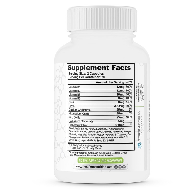 Anxiety and Stress Relief Supplement - ALL NATURAL Herbal Formula, Anti-Anxiety gallery