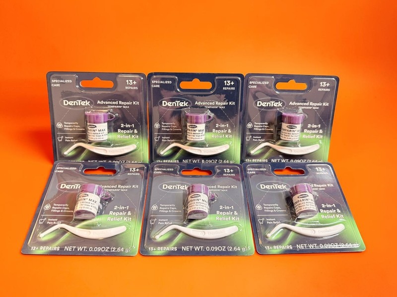 Temporary Tooth Filling Lost Filling Repair Dental Care First Aid 6 PACK