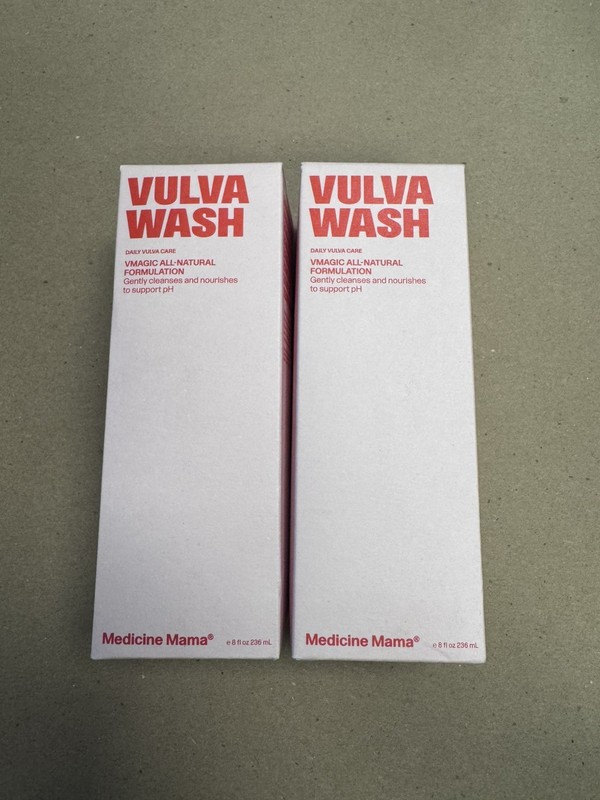 2 (Two) Bottles Of Vulva Wash Daily Vulva Care by Medicine Mama 8 oz Free Ship!