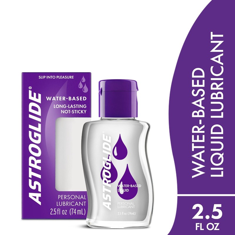Astroglide Liquid Water Based Personal Lube, for Men, for Women, Travel-Friendly