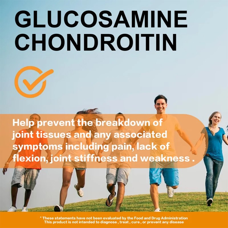 Glucosamine Chondroitin Turmeric MSM Triple Strength 2100mg Joint Support gallery