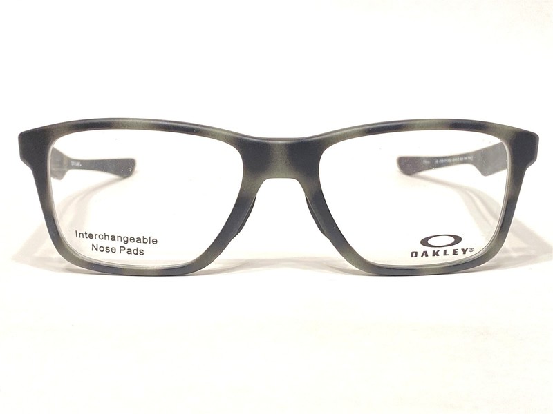 NEW Oakley Trim Plane OX8107 0553 Matte Green Tortoise Eyeglasses Frames 53/18