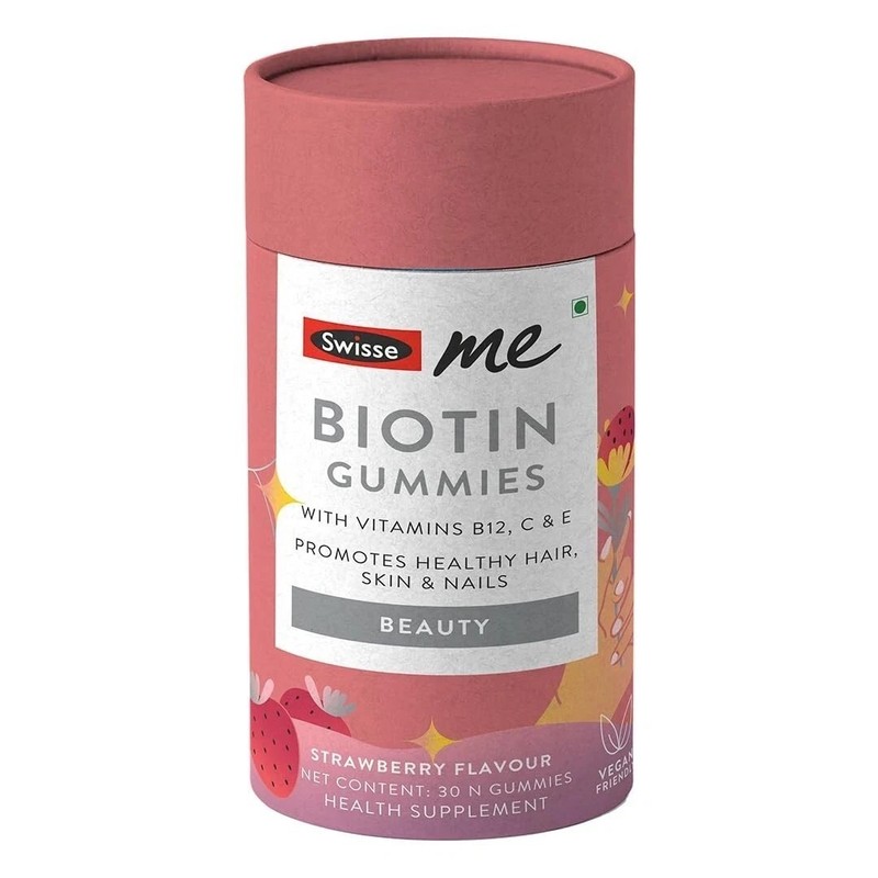 Biotin Gummies Reduces, Hair Fall & Promotes Regrowth, Supports Healthy Skin