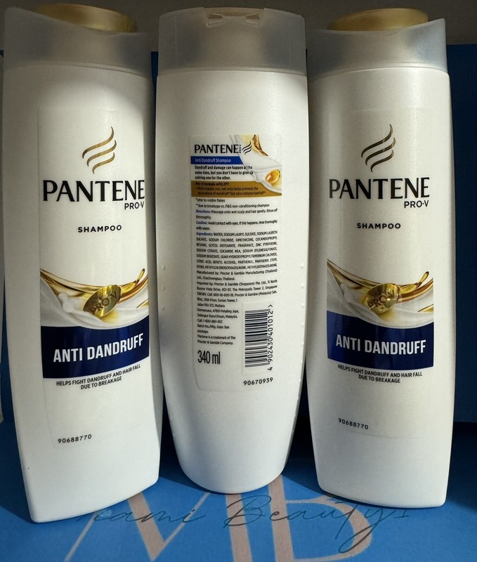 3* PANTENE PRO-V SHAMPOO ANTI DANDRUFF CONTROL 340 ML Each FREE SHIPPING✅