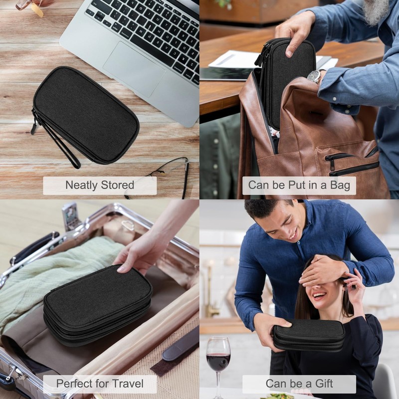 Fyy Travel Cable Organizer Pouch Electronic Accessories Carry Case Portable gallery