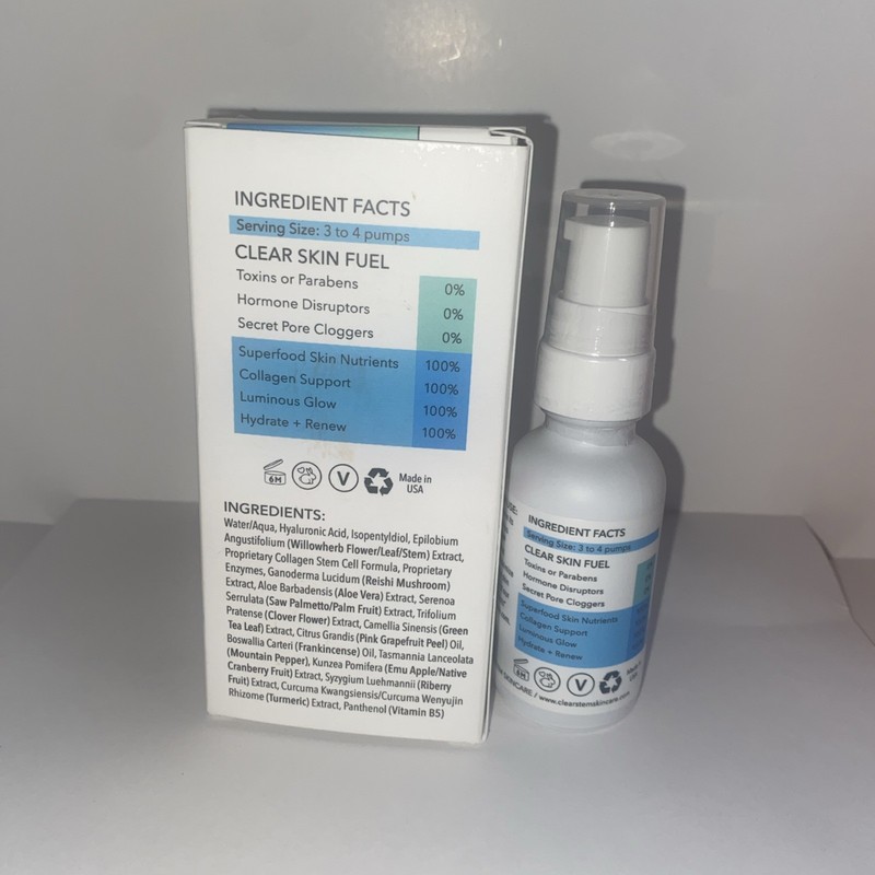 Clearstem Cell Renew Serum Hyaluronic Acid Reishi, Regenerative, 1 oz NEW! gallery