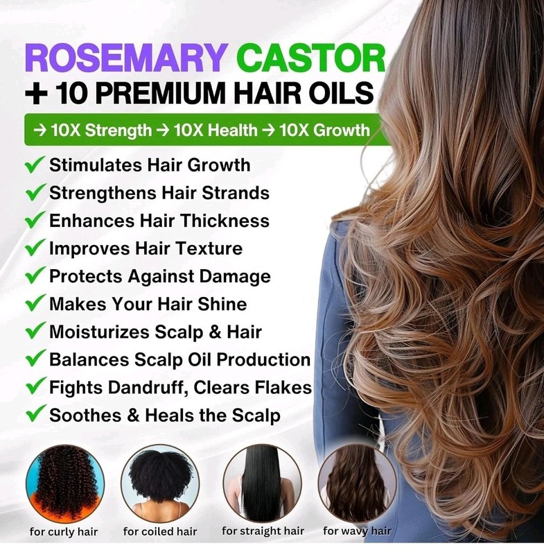 Batana Rosemary Hair Oil 60 ml – Promotes Hair Growth, Moisturizes & Strengthens gallery