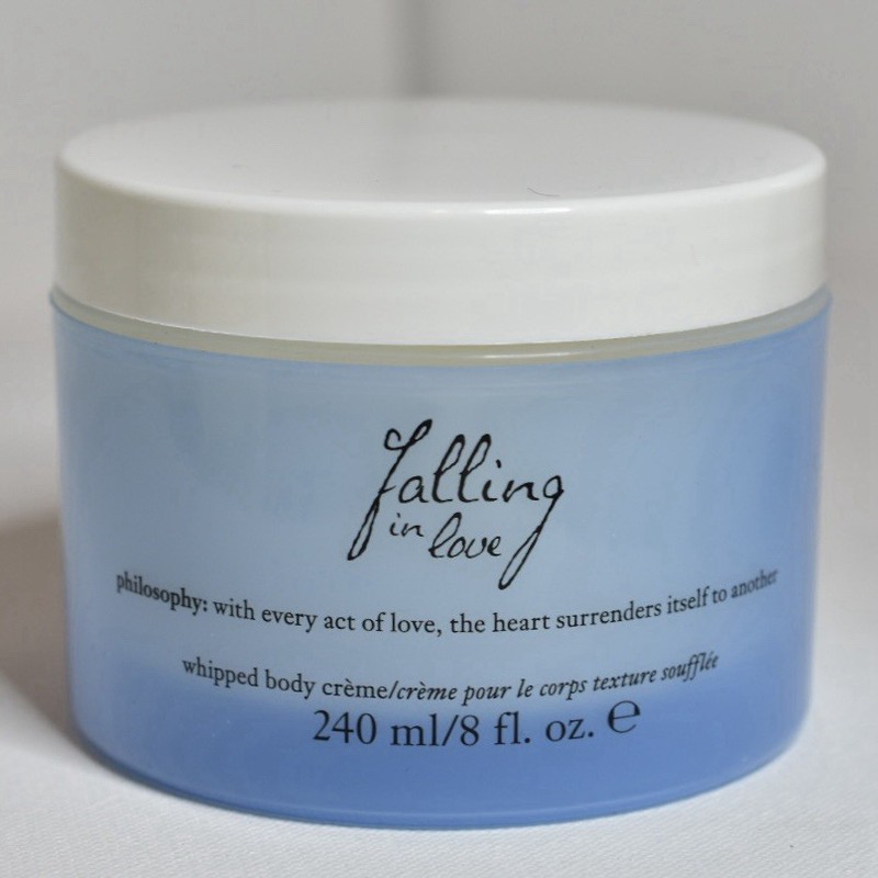 PHILOSOPHY WHIPPED BODY CREAM CREME LOTION – FALLING IN LOVE LARGE TUB 8 oz NEW