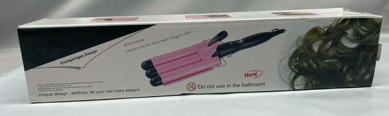 3 Barrel Curling Iron Wand, 25mm Hair Waver Iron – New