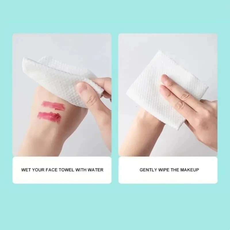 Disposable Cotton Face Towels Soft Makeup Remover Dry Wipes Skin Care Cleansing gallery