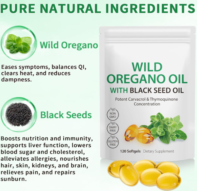 Resilia Oil Of Oregano With Black Seed Oil 6,000MG gallery