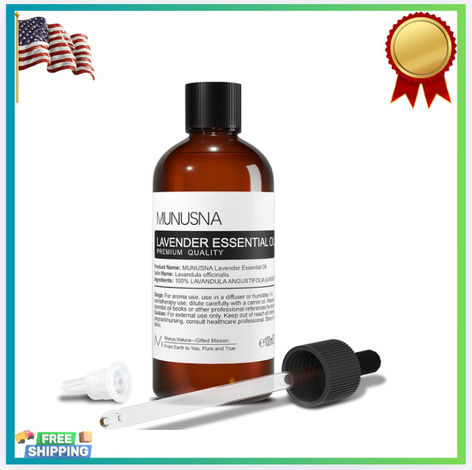 New Lavender Essential Oil 100ML Pure Natural Aromatherapy Diffuser Massage