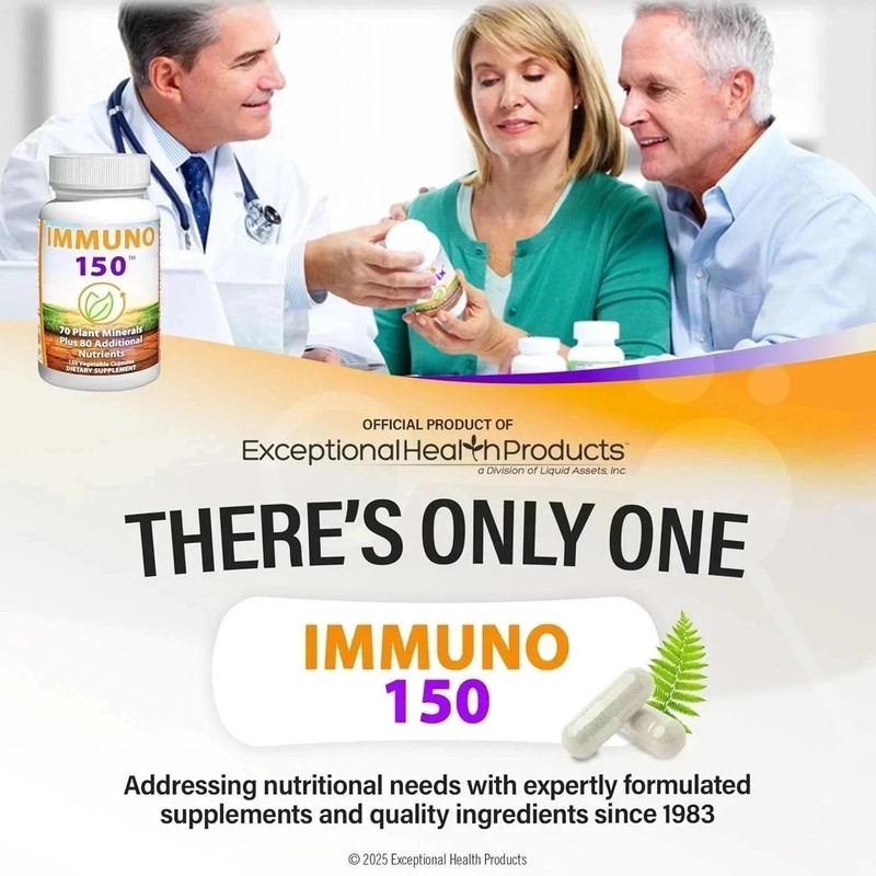 NEW Immuno 150, Immune Support Supplement, Packed with 70 Plant Minerals gallery
